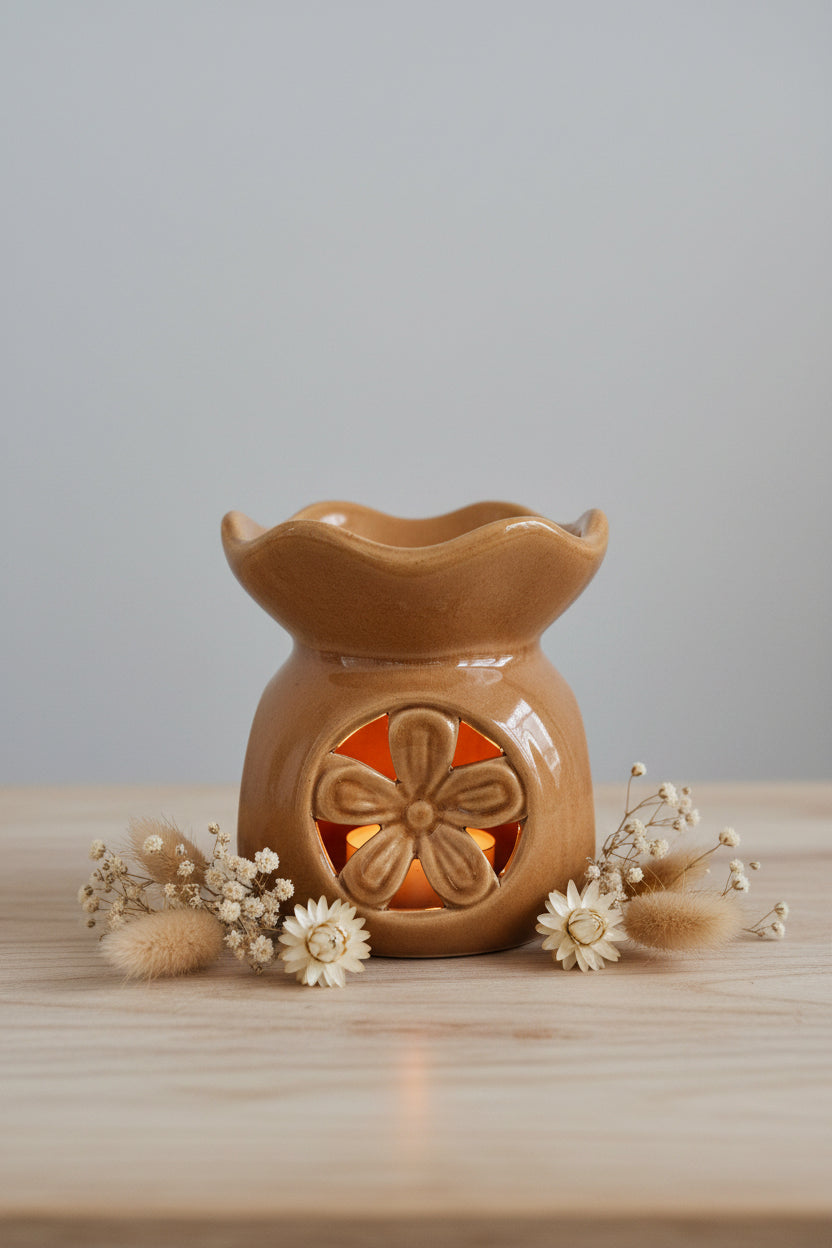 Flower Creamy Brown